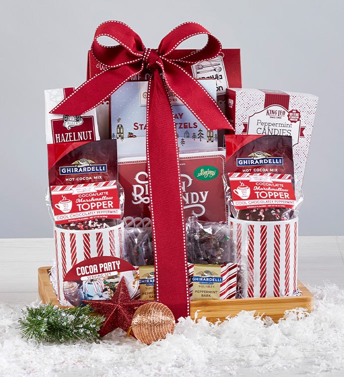 Peppermint Party Wood Tray